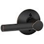 Schlage Broadway Non-Turning One-Sided Dummy Door Lever Aged Bronze