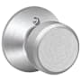 Schlage Bowery Non-Turning One-Sided Dummy Door Knob Satin Chrome