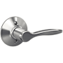 Schlage Delfayo Right Handed Non-Turning One-Sided Dummy Door Lever with Decorative Plymouth Trim Bright Chrome