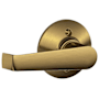 Schlage Elan Non-Turning One-Sided Door Lever Antique Brass