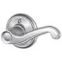 Schlage Flair Right Handed Non-Turning One-Sided Dummy Door Lever Satin Chrome