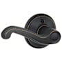 Schlage Flair Left Handed Non-Turning One-Sided Dummy Door Lever Aged Bronze