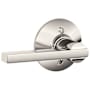 Schlage Latitude Non-Turning One-Sided Dummy Door Lever Polished Nickel