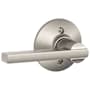 Schlage Latitude Non-Turning One-Sided Dummy Door Lever Satin Nickel