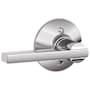 Schlage Latitude Non-Turning One-Sided Dummy Door Lever Bright Chrome