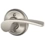 Schlage Merano Right Handed Non-Turning One-Sided Dummy Door Lever Satin Nickel