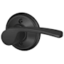 Schlage Merano Right Handed Non-Turning One-Sided Dummy Door Lever Matte Black
