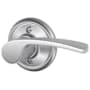 Schlage Merano Right Handed Non-Turning One-Sided Dummy Door Lever Satin Chrome