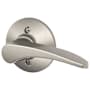 Schlage Manhattan Right Handed Non-Turning One-Sided Dummy Door Lever Satin Nickel