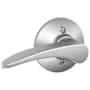 Schlage Manhattan Left Handed Non-Turning One-Sided Dummy Door Lever Satin Chrome