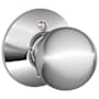 Schlage Orbit Non-Turning One-Sided Dummy Door Knob for One Side of the Door Bright Chrome