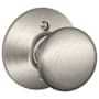 Schlage Plymouth Non-Turning One-Sided Dummy Door Knob Satin Nickel