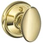 Schlage Siena Non-Turning One-Sided Dummy Door Knob Polished Brass