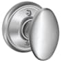 Schlage Siena Non-Turning One-Sided Dummy Door Knob Satin Chrome