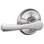 Schlage Avila Non-Turning One-Sided Dummy Door Lever Bright Chrome