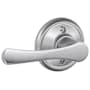 Schlage Avila Non-Turning One-Sided Dummy Door Lever Satin Chrome