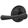 Schlage Avila Non-Turning One-Sided Dummy Door Lever Aged Bronze