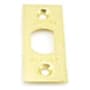 Schlage Square Spring Latch Faceplate Polished Brass