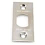 Schlage Square Spring Latch Faceplate Polished Chrome