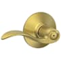 Schlage Accent Privacy Door Lever Set Satin Brass