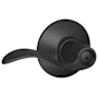 Schlage Accent Privacy Door Lever Set Matte Black