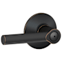 Schlage Broadway Privacy Door Lever Set Aged Bronze