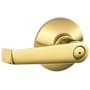Schlage Elan Privacy Door Lever Set Polished Brass