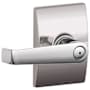 Schlage Elan Privacy Door Lever Set with Decorative Century Trim Bright Chrome