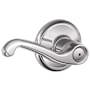 Schlage Flair Privacy Door Lever Set Polished Chrome