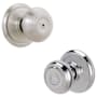 Schlage Georgian Privacy Door Knob Set Satin Nickel x Polished Chrome