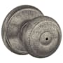Schlage Georgian Privacy Door Knob Set Distressed Nickel