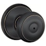 Schlage Georgian Privacy Door Knob Set Aged Bronze