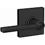 Schlage Latitude Privacy Door Lever Set with Collins Trim Matte Black