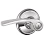Schlage Merano Privacy Door Lever Set Bright Chrome