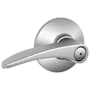 Schlage Manhattan Privacy Door Lever Set Satin Chrome