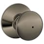 Schlage Plymouth Privacy Lock Door Knob Set Antique Pewter