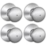 Schlage Plymouth Privacy Door Knob Set - Pack of 4 Satin Chrome