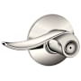 Schlage Sacramento Privacy Door Lever Set Polished Nickel