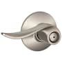 Schlage Sacramento Privacy Door Lever Set Satin Nickel