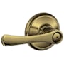 Schlage Avila Privacy Door Lever Set Antique Brass