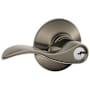 Schlage Accent Single Cylinder Keyed Entry Door Lever Set Antique Pewter
