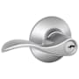 Schlage Accent Single Cylinder Keyed Entry Door Lever Set Satin Chrome