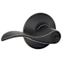 Schlage Accent Single Cylinder Keyed Entry Door Lever Set Aged Bronze