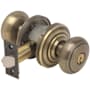 Schlage Andover Keyed Entry Single Cylinder Door Knob Set with Decorative Andover Trim Antique Brass