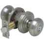 Schlage Andover Keyed Entry Single Cylinder Door Knob Set with Decorative Andover Trim Satin Nickel