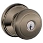 Schlage Andover Keyed Entry Door Knob Set Antique Pewter