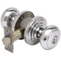 Schlage Andover Keyed Entry Single Cylinder Door Knob Set with Decorative Andover Trim Polished Chrome