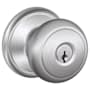 Schlage Andover Keyed Entry Door Knob Set Satin Chrome