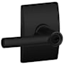 Schlage Broadway Single Cylinder Keyed Entry Door Lever Set with Decorative Century Trim Matte Black