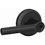 Schlage Custom Broadway Single Cylinder Keyed Entry Door Lever Set with Indy Trim Matte Black